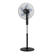 Orbegozo SF 1240 Ventilador de Pie - 3 Velocidades - 45W - Gran Caudal de Aire - Funcion Oscilante - Cabezal Inclinable - Altura Regulable - Panel Tactil - Temporizador Hasta 12 Horas - Mando a Distancia - Color Negro
