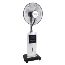 Orbegozo SFH 1000 Ventilador Humidificador Fresco y Puro - Potente Ventilador con Humidificador de 100W - Gran Caudal de Aire - Deposito de 1.5 Litros - Temporizador de 7.5 H - Base con Ruedas