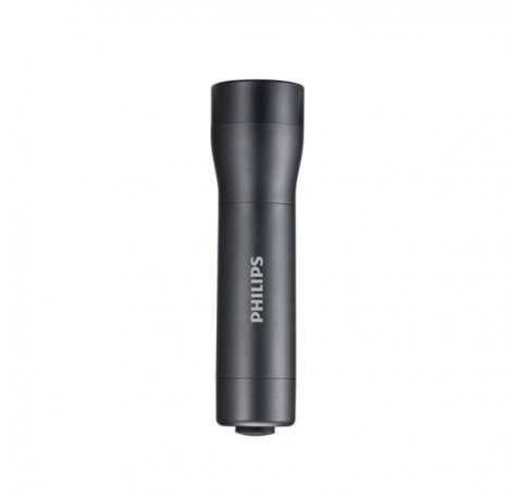 Philips Linterna LED - Autonomia hasta 6h - IPX4 - 170 Lumenes - Pilas Incluidas - Color Negro