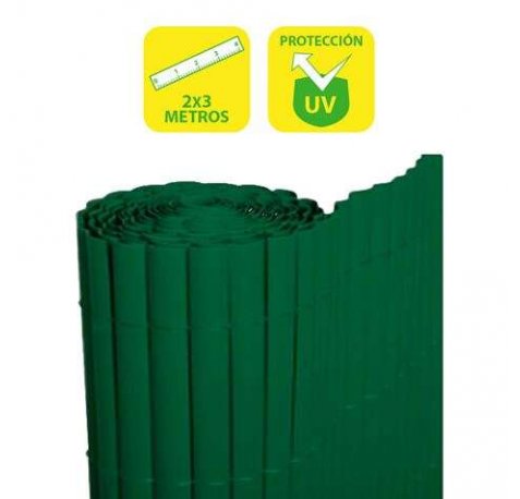 SunGarden Cañizo Plastico Doble Cara 2x3m - Color Verde