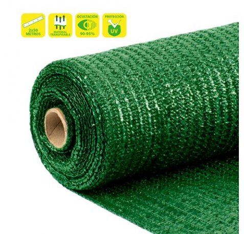 Sungarden Malla de Sombreo 2x50m - Color Verde