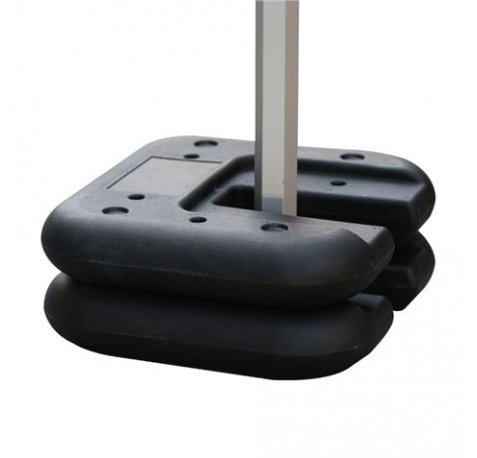 Sungarden Peso para Carpa Plegable - 8KG - Color Negro