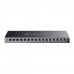 TP-Link Omada SG2016P Switch 16 Puertos - Negociacion Automatica - 8xRJ45 1Gbps - 8xRJ45 PoE+ 1Gbps - Conmutacion hasta 32Gbps - Soporta QOS - Carcasa Metalica - Color Negro