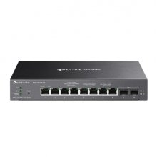 TP-Link Omada SG2210XMP-M2 Switch 10 Puertos - Gestionado - 8xRJ45 PoE+ 2.5Gbps - 2xSFP 10Gbps - Soporta QOS - Conmutacion hasta 80Gbps - Color Negro