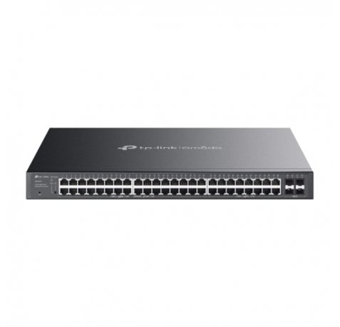 TP-Link Omada SG2452LP Switch 52 Puertos - Semigestionable - 32xRJ45 PoE+ 1Gbps - 16xRJ45 PoE++ 1Gbps - 4xSFP 1Gbps - Soporta QOS - Conmutacion 104Gbps - Carcasa Metalica - Color Negro