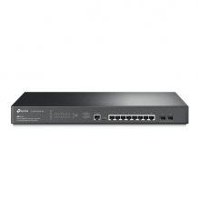 TP-Link Omada SG3210XHP-M2 Switch 10 Puertos - Gestionado - 8xRJ45 2.5Gbps - 2xSFP 10Gbps - Soporta QOS - Conmutacion hasta 80Gbps - 2 Ventiladores Internos - Color Negro