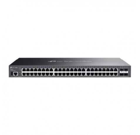 TP-Link Omada SG5452X Switch 52 Puertos - Gestionable - 48xRJ45 1Gbps - 4xSFP+ 10Gbps - Conmutacion hasta 176Gbps - Color Negro