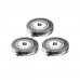 Philips Pack de 3 Cabezales de Recambio para Afeitadoras Series 1000 y 3000 - Cuchillas Autoafilables - Seguimiento de Contornos - Color Acero