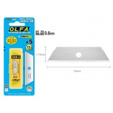Olfa Pack de 5 Cuchillas de Respuesto para Cutters Olfa SK-2 - Acero Inoxidable