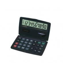 Casio SL-210TE Calculadora de Bolsillo Tipo Concha - Pantalla 10 Digitos - Funcion Conversor de Euros - Color Gris Oscuro