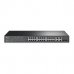 TP-Link Omada SL2428P Switch 30 Puertos - Gestionado - 24xRJ45 100Mbps - 4xRJ45 1Gbps - 2xRJ45/SFP 1Gbps - Soporta QOS - Montaje en Rack 1U - Color Negro