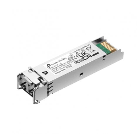 TP-Link Omada SM311LM Modulo Transceptor SFP - 1000Base-SX MMF - Fibra Optica hasta 550m - Velocidad hasta 1.25Gbps - Conexion en Caliente - Monitorizacion DDM