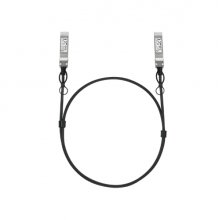 TP-Link Omada SM6220-1M Cable de Conexion Directa de 1m - Velocidad hasta 25Gbps - 30AWG - Conector SFP28 - Cobre Plateado - Color Negro