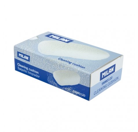 Milan Saquito Limpiador de Goma - 120g - Algodon Elastico - Color Blanco