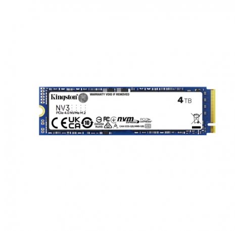 Kingston NV3 Disco Duro Solido SSD M2 2280 4TB PCIe 4.0 NVMe 3D NAND