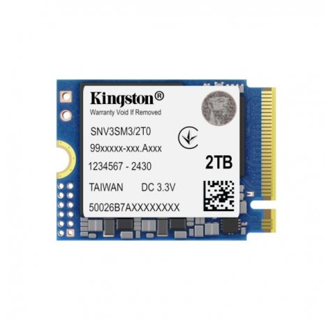 Kingston NV3 Disco Duro Solido SSD M2 2230 2TB PCIe 4.0 NVMe 3D NAND