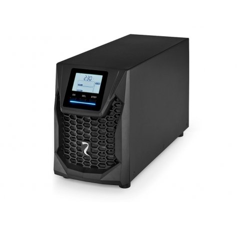 Riello Sentinel Pro2 700 SAI Line Interactive - Potencia 700 W - Pantalla LCD Multifuncion - Puertos USB y RS232 - Proteccion contra Sobretensiones y Cortocircuitos - Funcion Arranque en Frio