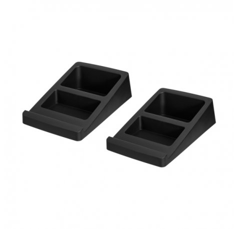 Aisens Pack Soporte Universal de Mesa para Altavoces - Carga Max. 10Kg - Color Negro