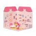 Comansi Sticker House My Melody Tea RoomÂ - Incluye Figura - Stickers Lavables -  Escenario Adorable - Juego Creativo