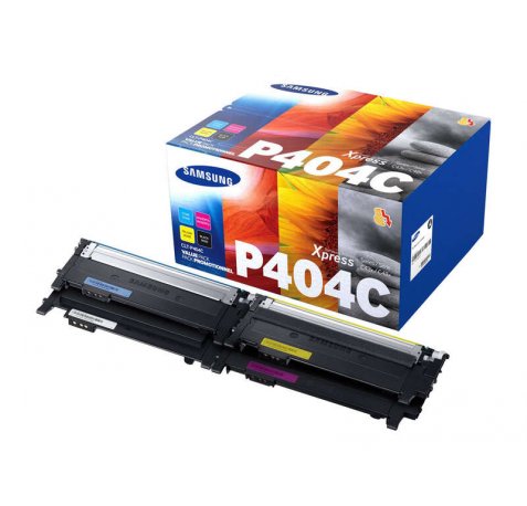 Samsung CLT-P404C Pack de 4 Cartuchos de Toner Originales - SU365A