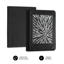 Subblim Funda Ereader 6" Resistente - Interior Aterciopelado - Plegado Comodo - Sujecion sin Daños - Color Negro Subblim Funda Ereader 6" Resistente - Interior Aterciopelado - Plegado Comodo - Sujecion sin Daños - Color Negro