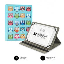 Subblim Funda Tablet Universal Trendy 9.6" a 11" - Posicion Stand con 2 Angulos de Vision - Soporte Antideslizante - Colores Varios