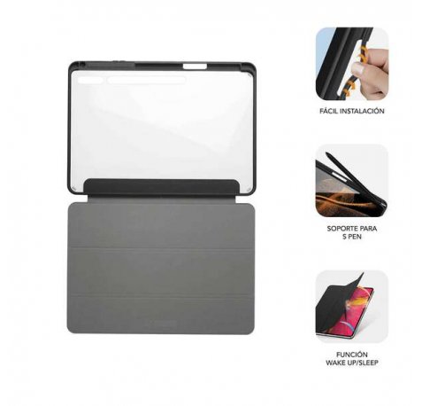 Subblim Funda Exclusiva para Samsung Galaxy Tab S9+/S9 FE+ 12,4? - Proteccion Total - Diseño Moderno - Material Resistente - Facil Instalacion - Angulos de Vision - Acceso a Funciones - Ultraligera - Interior Aterciopelado - Transporte Seguro - Ajuste