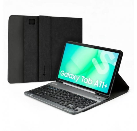 Subblim KeyTab Pro BT Funda con Teclado para Samsung Galaxy Tab A11+ 11" - Bluetooth 5.2 - Proteccion 360Âº - Autonomia Hasta 30H - Color Negro