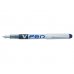 Pilot Pluma Estilografica V-Pen - Desechable - Tinta Liquida Borrable - Punta de Acero - Trazo de 0.5mm - Color Azul