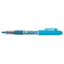 Pilot Rotulador Marcador V-Light - Punta Biselada 3.60mm - Trazo de 3.30mm - Color Azul (12 uds)