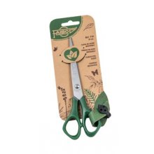 Faibo Tijeras de Oficina 16cm - Acero Inoxidable - Punta Roma - Color Verde Oscuro