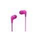 Philips Auriculares Intraurales con Cable - Jack 3.5mm - Microfono Integrado - 3 Pares de Almohadillas de Silicona - Aislamiento Pasivo del Ruido - Altavoz 8.6mm - Boton Multifuncion - Color Rosa