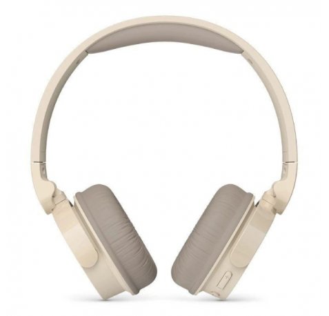 Philips TAH3209 Auriculares Inalambricos Onâ??Ear - Bluetooth 5.3 - 25h de Reproduccion - Microfono con Reduccion de Ruido - Plegable y Ligero con Almohadillas de Espuma Viscoelastica - Color Beige