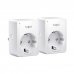 TP-Link Tapo P110 Pack de 2 Enchufes Inteligentes - WiFi - Autoapagado - Monitorizacion de Energia y Gasto - Modo Ausente - Control con App y Asistentes Virtuales - Color Blanco