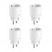 TP-Link Tapo P115 Pack de 4 Enchufes Inteligentes - WiFi - Temporizador - Monitorizacion de Energia y Gasto - Modo Ausente - Control con App y Asistentes Virtuales - Color Blanco