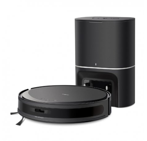 TP-Link Tapo RV20 Max Plus MagSlim Robot Aspirador con Friegasuelos - Bluetooth - Autovaciado de 3l - Mapeo Preciso - 5300Pa - 2600mAh - 2 Depositos de 300ml - Filtro HEPA - Color Negro