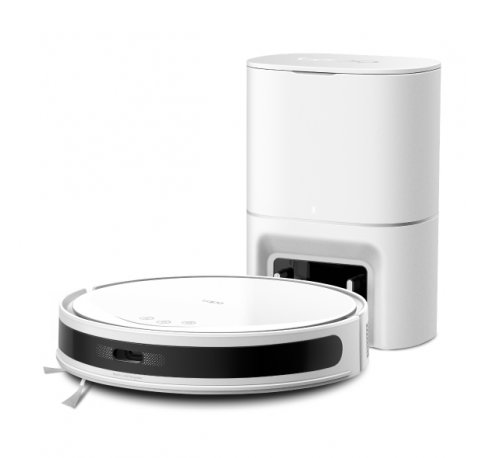 TP-Link Tapo RV20 Max Plus White MagSlim Robot Aspirador con Friegasuelos - 5300Pa - 2600mAh - Base de Autovaciado de 3l - Mapeo Preciso - Filtro HEPA - 2 Depositos de 300ml - Color Blanco
