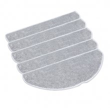 TP-Link Tapo RVA301 Pack de 5 Mopas de Fregado para Robot Aspirador - Lavables - Reutilizables - Color Gris
