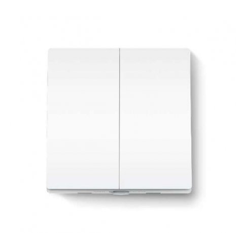 TP-Link Tapo S220 Interruptor Doble de Luz Inteligente WiFi - Control por App - Control por Voz - Horario Programable - Facil Instalacion