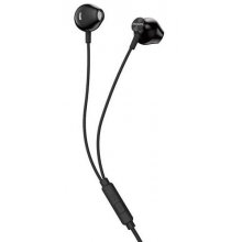 Philips TAUE101 Auriculares Inâ??Ear con Microfono - Sonido de Graves Bass Sound - Controladores 14.2mm con Iman Neodimio - Frecuencia 20Hzâ??20kHz - Sensibilidad 106dB - Cable 1.2m con Jack 3.5mm - Color Negro