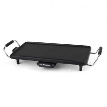 Orbegozo Tabla de Asado Pureza - Conserva Liquidos y Nutrientes - Cocina Carnes - Vegetales y mas - Asas de Toque Frio - Facil Transporte - 2000W - Antiadherente