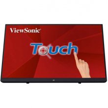 ViewSonic Monitor LED 22" Tactil IPS Full HD 1080p - Respuesta 14ms - USB 3.0, HDMI, VGA, DP y 3.5mm - Angulo de Vision 178º - VESA 100x100 mm