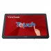 ViewSonic Monitor Tactil LED 24" Full HD - Hasta 10 Puntos de Contacto - Respuesta 25ms - Altavoces 5W - Angulo de Vision 178º - USB, HDMI, DP y VGA - VESA 100x100 mm
