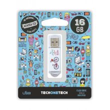 TechOneTech Be Bike Memoria USB 2.0 16GB (Pendrive)