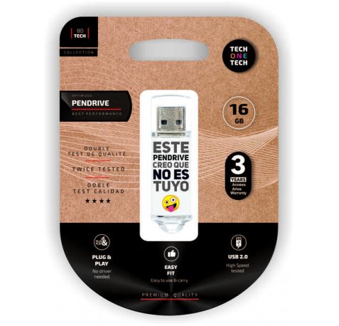 TechOneTech Memoria USB 2.0 16GB (Pendrive)