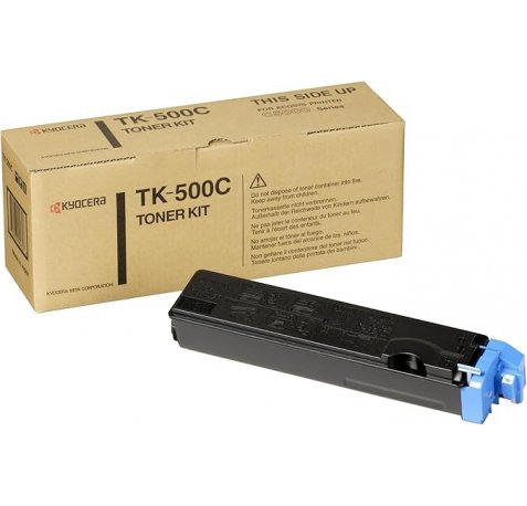 Kyocera TK500C Cyan Cartucho de Toner Original - 370PD5KW/TK500C
