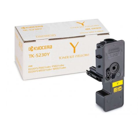 Kyocera TK5230 Amarillo Cartucho de Toner Original - 1T02R9ANL0 / TK5230Y