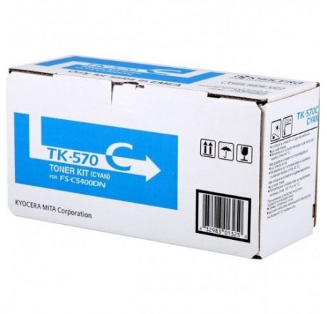 Kyocera TK570C Cyan Cartucho de Toner Original - 1T02HGCEU0/TK570C