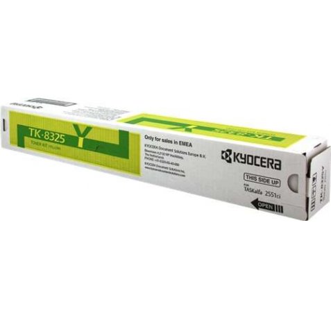 Kyocera TK8325 Amarillo Cartucho de Toner Original - 1T02NPANL0 / TK8325Y