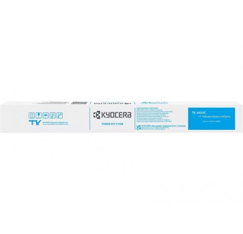 Kyocera TK8455 Cyan Cartucho de Toner Original - 1T0C2MCNL0/TK8455C